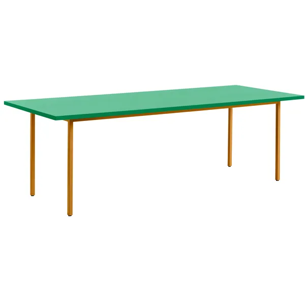 TwoColour Bord 240x90 cm Ochre / Green Mint