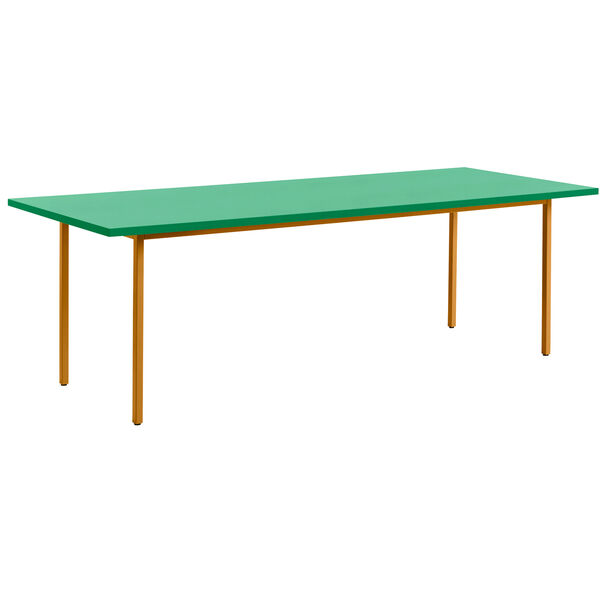 TwoColour Pöytä 240x90 cm Ochre / Green Mint
