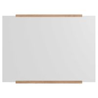 Rektangulär Väggspegel Ek 50x70 cm