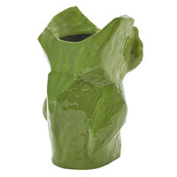 After Midnight Owl vase L Green