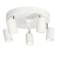 Correct Taklampe 5 Lav Hvit