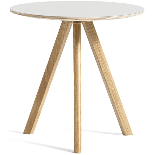 CPH 20 2.0 Sidebord Ø50x49 cm Vannbasert Lakkert Eik / Off-white