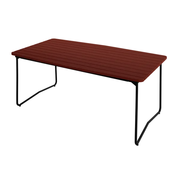 B31 Bord 92x170 cm Mörkröd / Svart