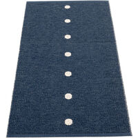 Peg Rug 70x140 cm Dark Blue/Vanilla