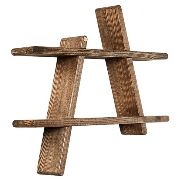 A-Shelf Vägghylla M Mörkbetsad Ask