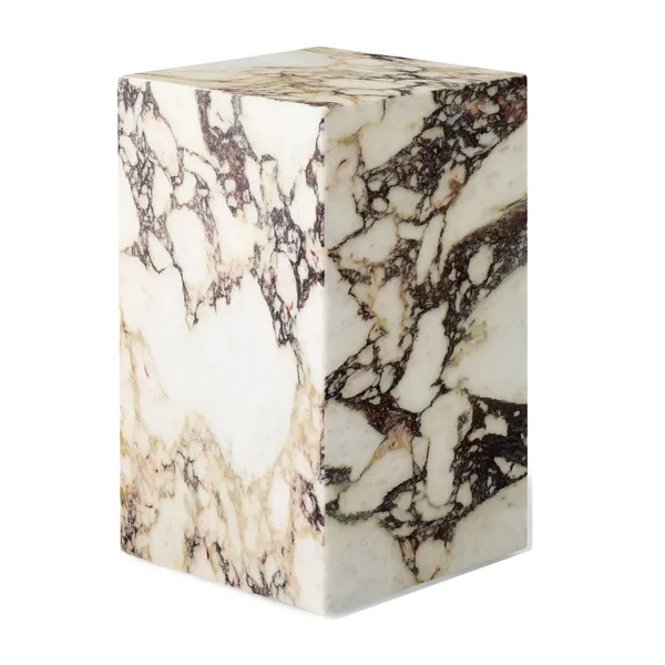 Plinth Tall Sivupöytä 51x30 cm Calacatta Viola Marmori