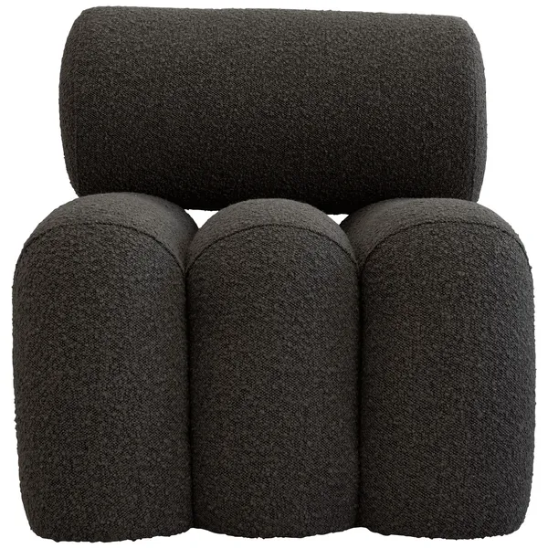 Foku Loungestol Bouclé Deep Taupe