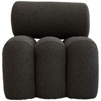 Foku Loungestol Bouclé Deep Taupe