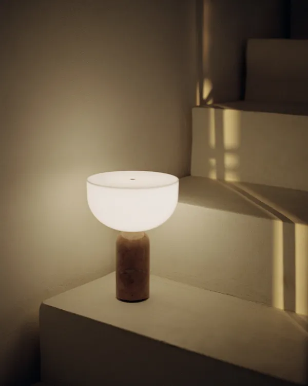 Kizu Bordlampe Bærbar Breccia Pernice