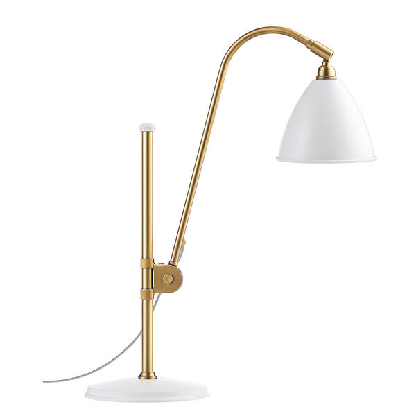 Bestlite BL1 Bordlampe Messing/Hvid