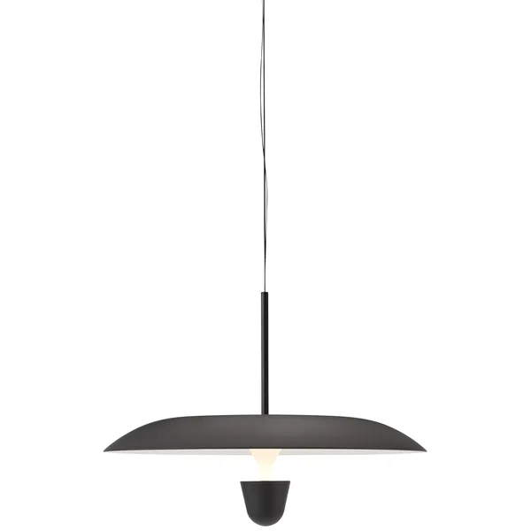 Kantarell Pendel 55 cm Svart / Vit