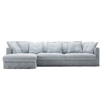 Stopning Til Le Grand Air 3-seter Sofa Lin Nordic Sky