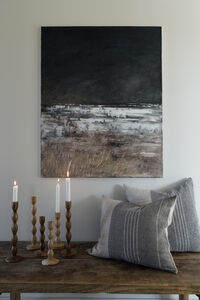 Pudebetræk 40x60 cm Gråt/Natur