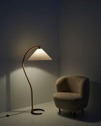 Timberline Gulvlampe Hvit