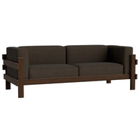 Kube 3-Seter Sofa Mørkebrun / Remix 356