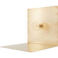90° Gulvlampe Messing