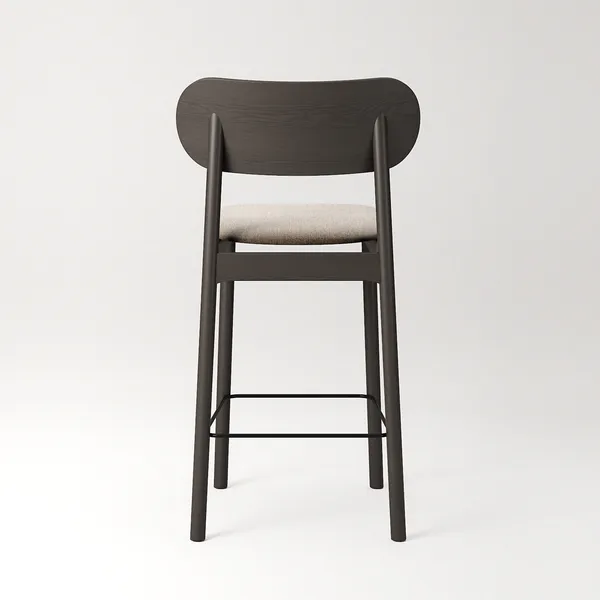 Elephant Baarituoli Tumma Tammi / Beige breeze