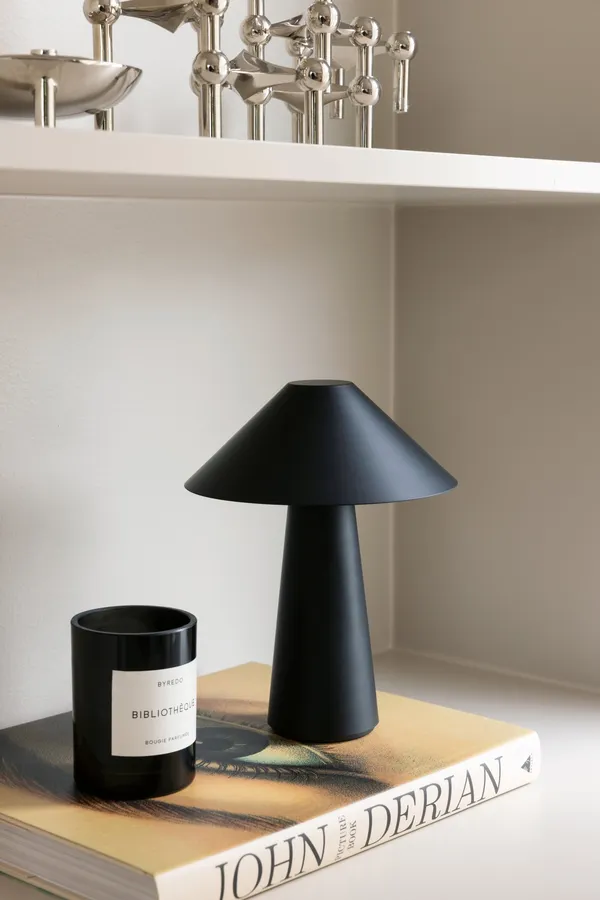 Cannes Bordlampe Bærbar Sort