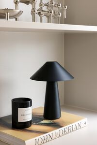 Cannes Bordlampe Bærbar Sort
