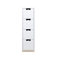 Snö J4 Chest Of Drawers Light Grey Base Oak