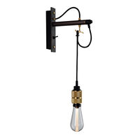Hooked Wall Nude Wall Lamp Bronze