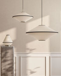Tafta Bordlampe Portabel Sort/Off-white