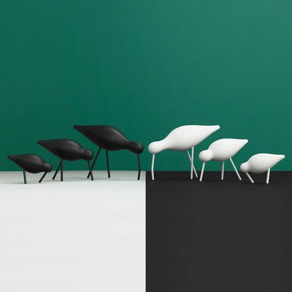 Shorebird Large Black/Oak