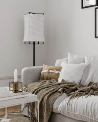 Softy Gulvlampe Matthvit / Matt Svart
