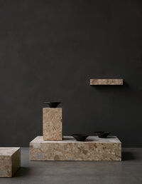 Plinth Hylde 60 cm Kunis Breccia Marmor