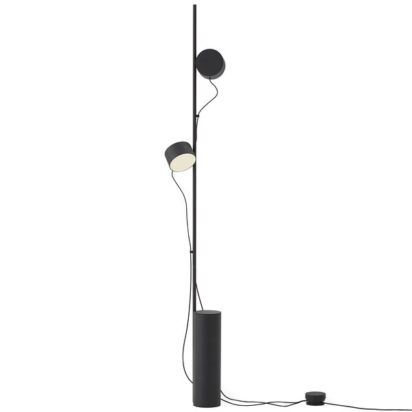 Post Gulvlampe Sort