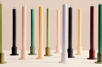 Hexagon Ljus 4-pack Pastel