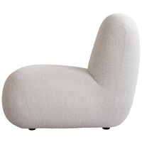 Toe Flat Lænestol Offwhite Bouclé