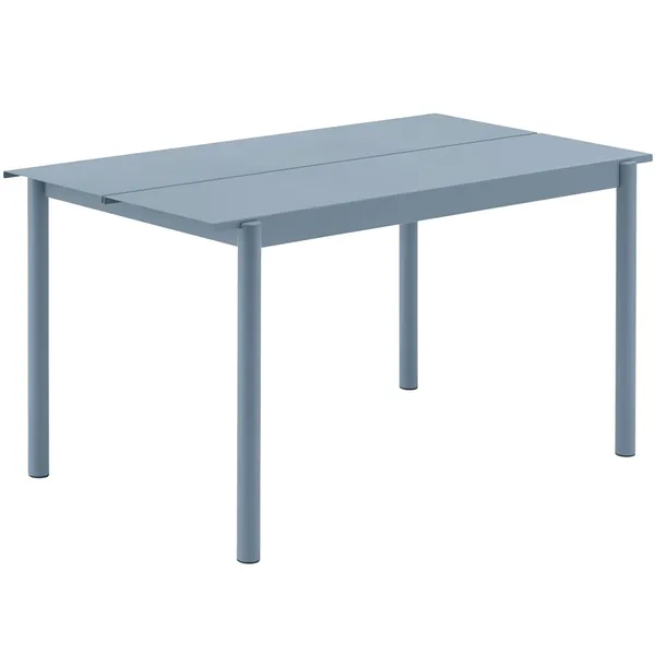 Linear Bord Stål 75x140 cm Pale Blue