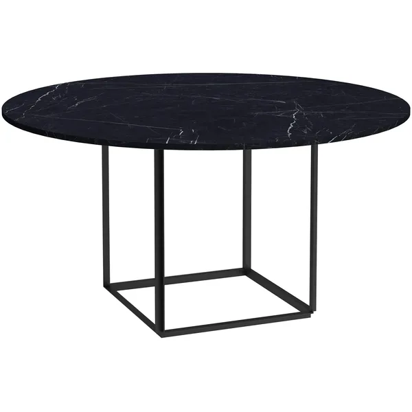 Florence Spisebord 145 cm Sort Marmor / Sort