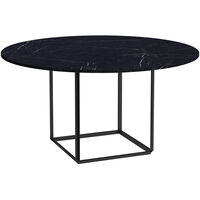 Florence Spisebord 145 cm Sort Marmor / Sort
