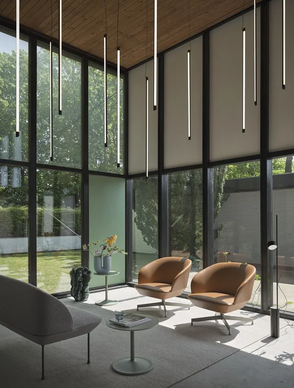 Fine Suspension Pendel 120 cm Sort