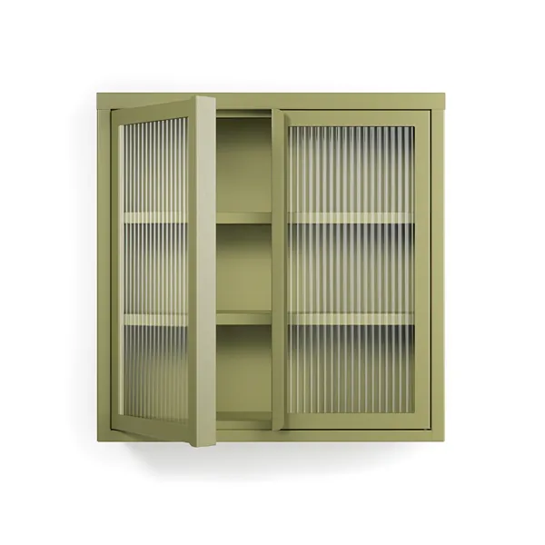 Store Väggskåp 60x60 cm Mossgrön
