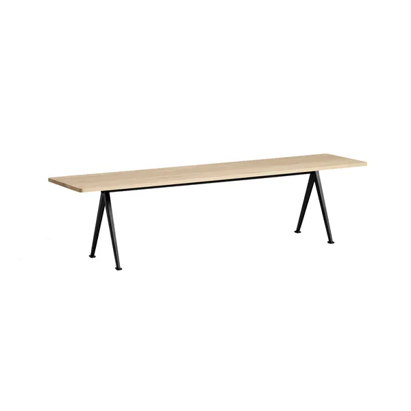 Pyramid Bench 12 190X40 Black Frame/Smoked
