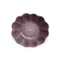 Oyster Skål 16x18 cm Plommon