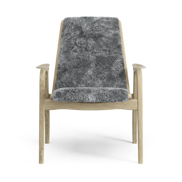Laminett Lenestol Saueskinn Lakkert Eik / Scandinavian Grey