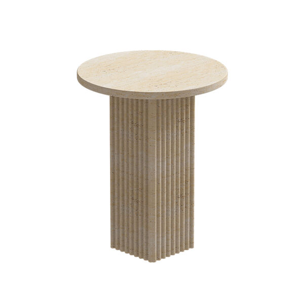 Soho Side Table Travertine