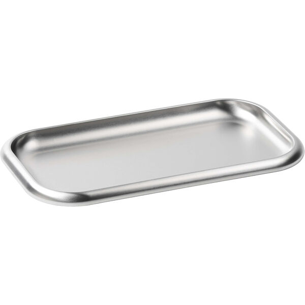 Steel Serveringsbricka Borstat Silver