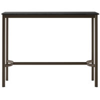 Drip HW113 Barbord 50x140x105 cm Sort Laminat / Bronzefarvet