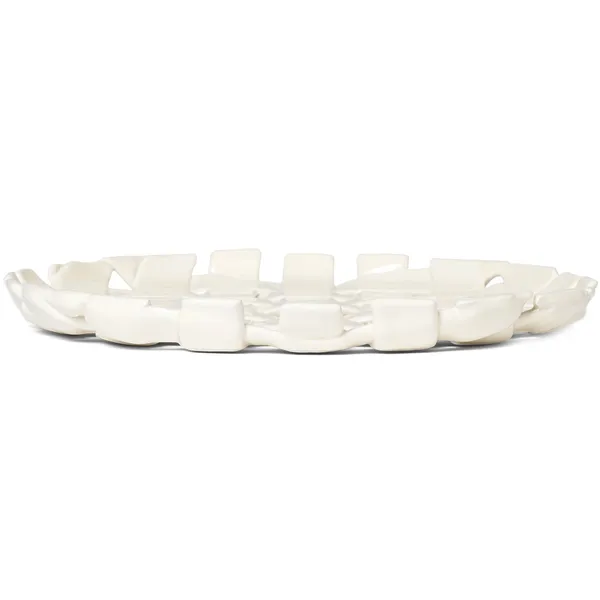 Plait Fat Ø30 cm Off-white
