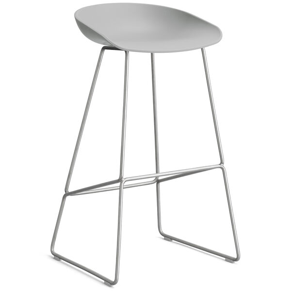 AAS 38 2.0 Barstol 75 cm Rustfrit Stål / Concrete Grey