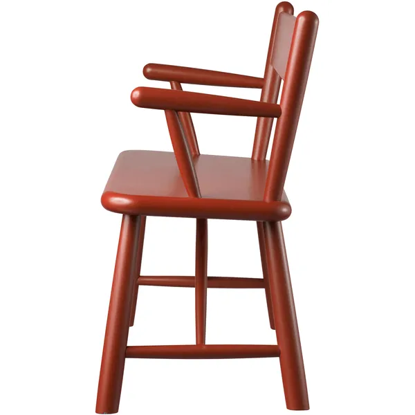 P11 Benk 70 cm Bøk / Rød