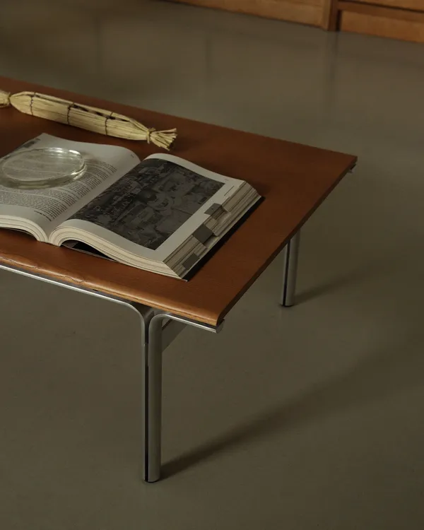 Union Sofabord Aluminium / Asketræ