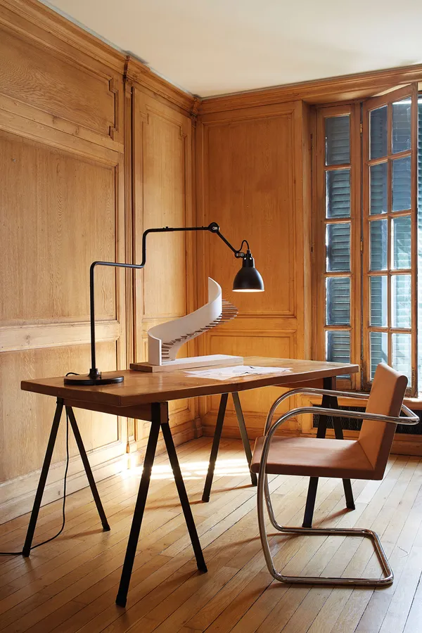 Lampe Gras N°317 Pöytävalaisin Mattamusta / Musta
