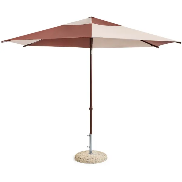 Terrazza Parasol Hexagon Off-white / Burgundy