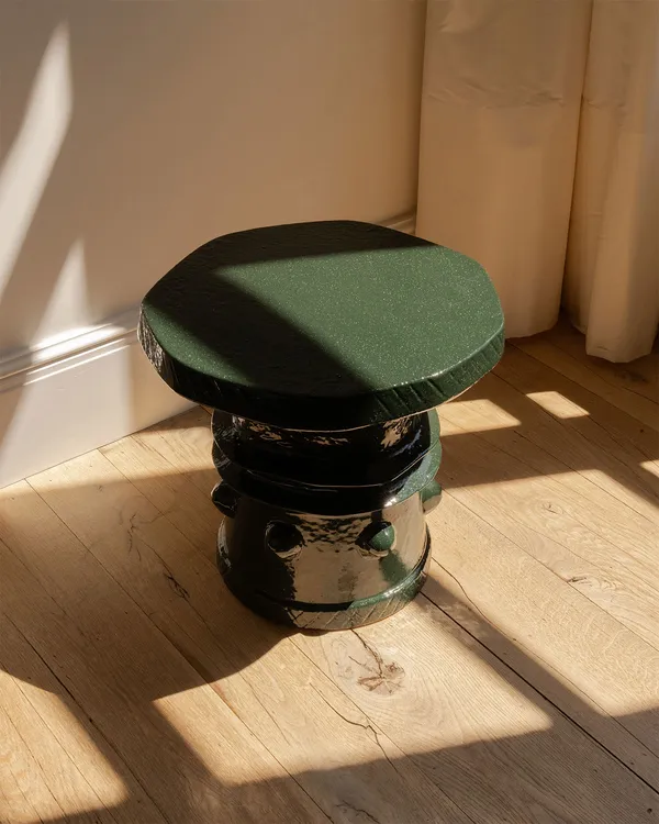 Clara Side Table Dark Green